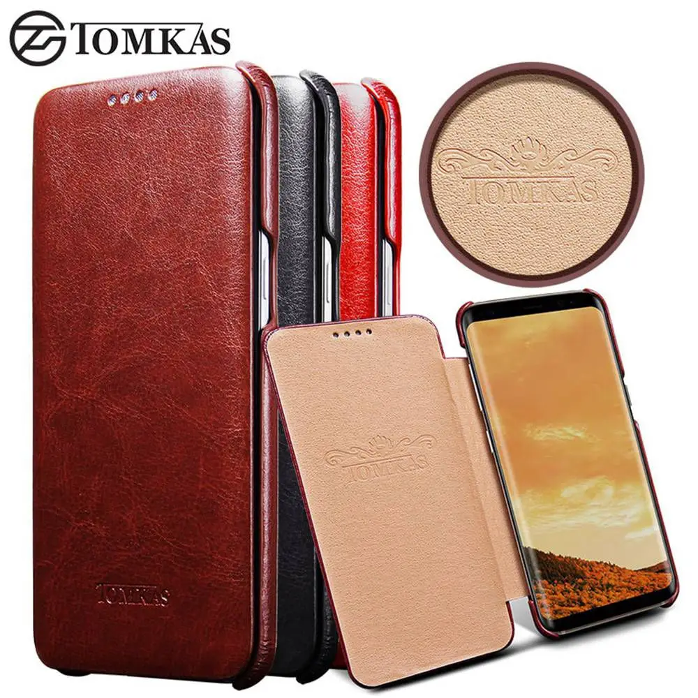 Чехол для samsung Galaxy S8 S8 Plus TOMKAS Винтажный чехол-книжка из искусственной кожи чехол для samsung Galaxy S8 Plus чехол для бизнес-телефона