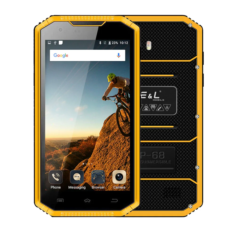 KXD E &amp L W7S Android мобильный телефон 2 Гб 16 IP68 водонепроницаемый ударопрочный