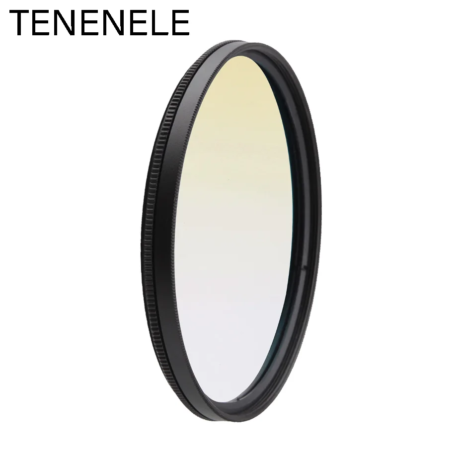 TENENELE градиентный цветной фильтр для камеры 46 49 52 55 58 62 67 72 77 82 мм Фильтры для объективов Nikon sony Canon Pentax Fuji DLSR камера