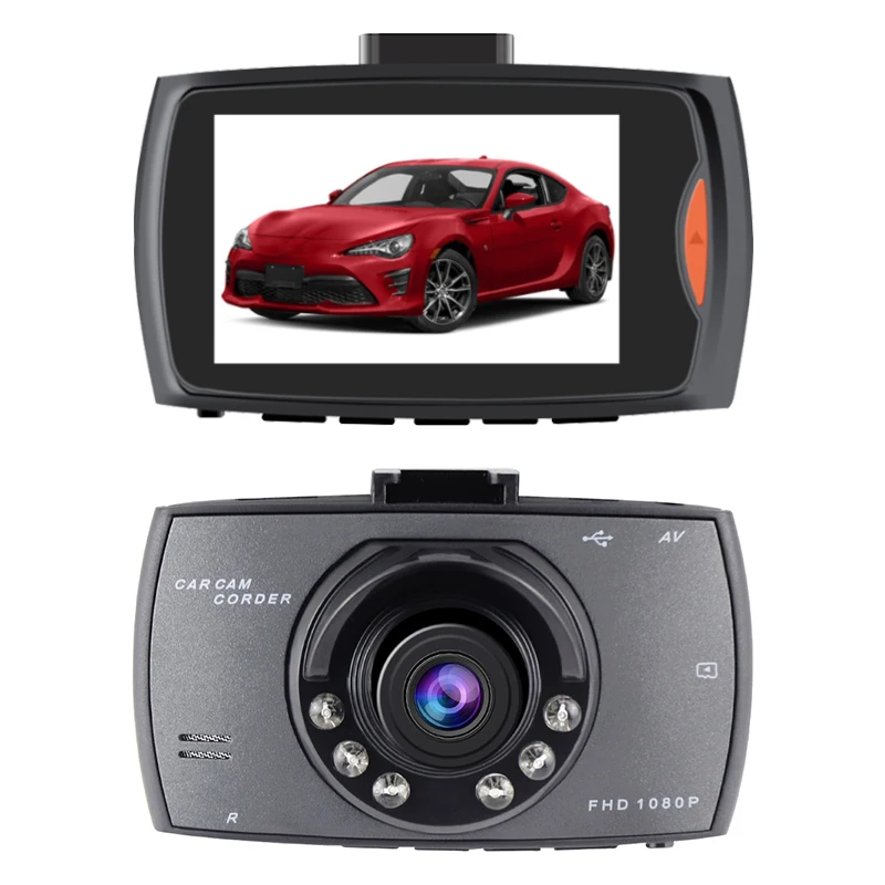 Dash Cam двойной объектив Автомобильный dvr камера Full HD 1080 P G sensor ночного видения