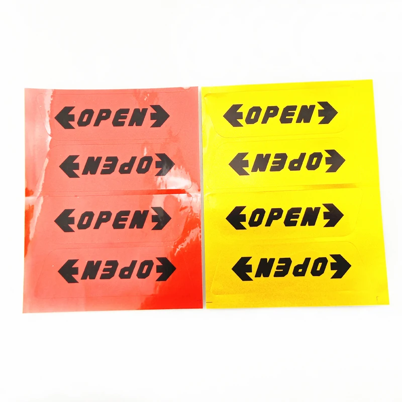 1 комплект автомобильных наклеек светоотражающие предупреждающие наклейки для