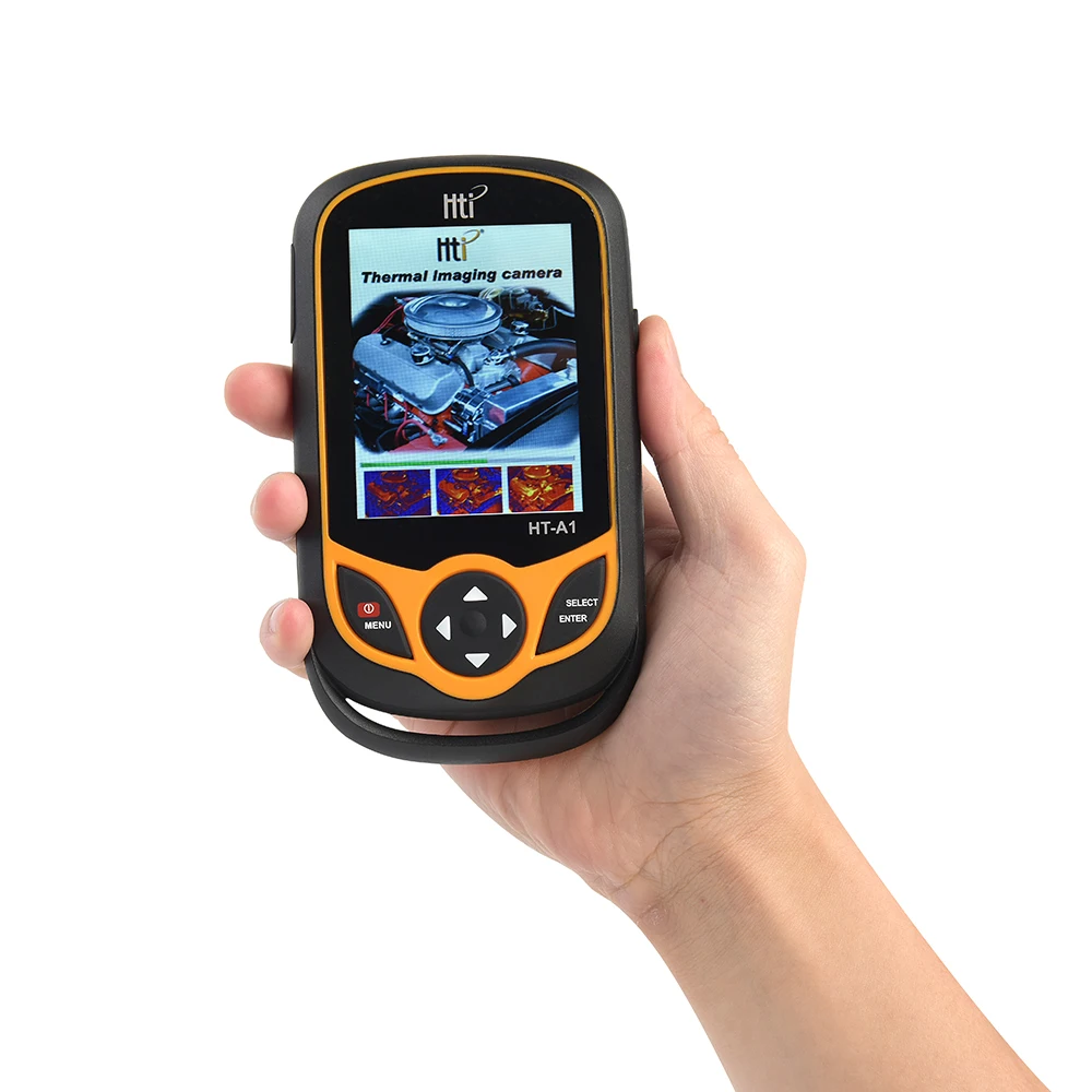 HT A1 3 2 дюймов Full View TFT экран Инфракрасный термометр тепловизор 0.3MP камера детектор