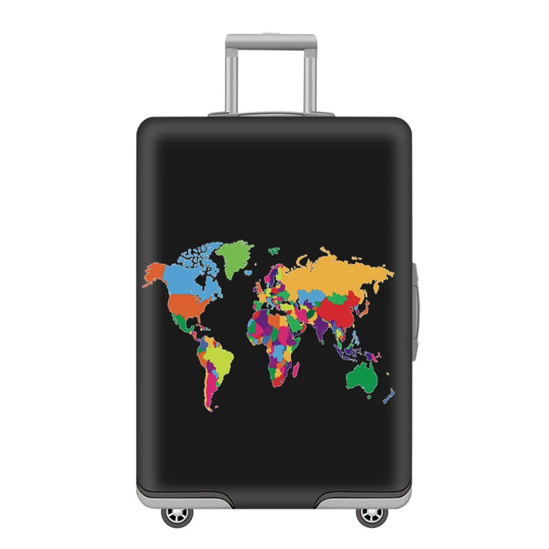 F Luggage cover Эластичный уплотненный багажный чехол, Защитные чехлы для багажа 19-32 дюймов, чехол для чемодана, износостойкие дорожные аксессуары - Цвет: F Luggage cover