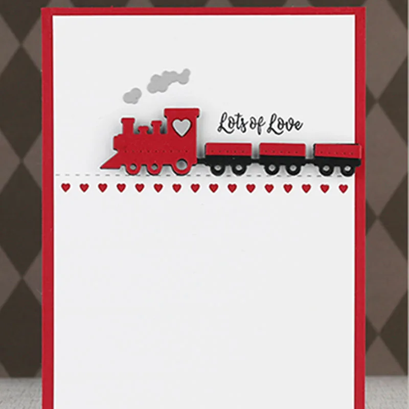 День Святого Валентина Ститч XOXO сердце металлические штампы трафареты для