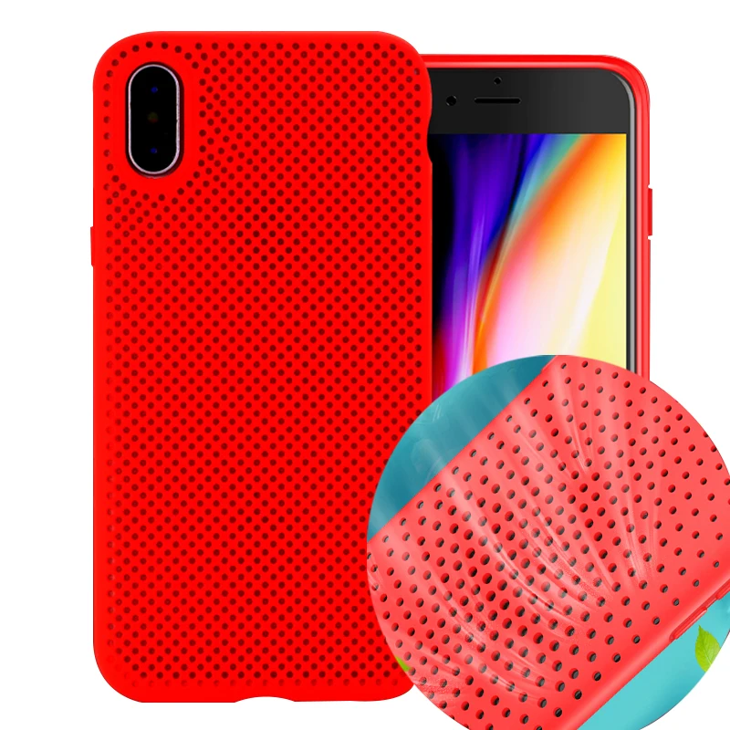 Чехол для телефона iPhone 6 6s 7 8 Plus с полым отводом тепла iphone x xs max xr матовый