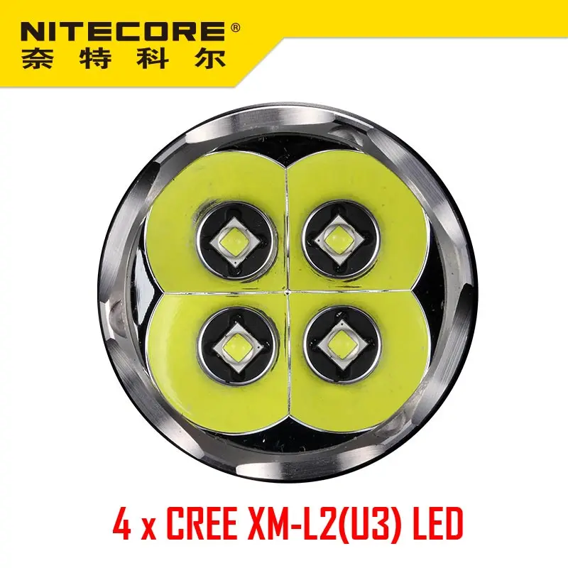 Светодиодный водонепроницаемый фонарик Nitecore TM06S CREE XM-L2 U3 LED 4000 LMS светодиодный для