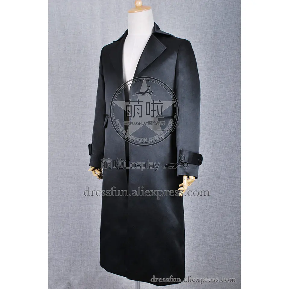 Smallville Clark Kent Cosplay Costume Black Trench Coat Clothing Popular Halloween Party Male Adult Version | Тематическая одежда