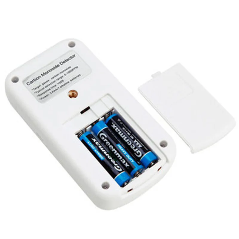 

KXL-601 Mini Carbon Monoxide Detector Meter CO Gas Leak Detector Meter with Sound and Light 18.5 x 8 x 5cm