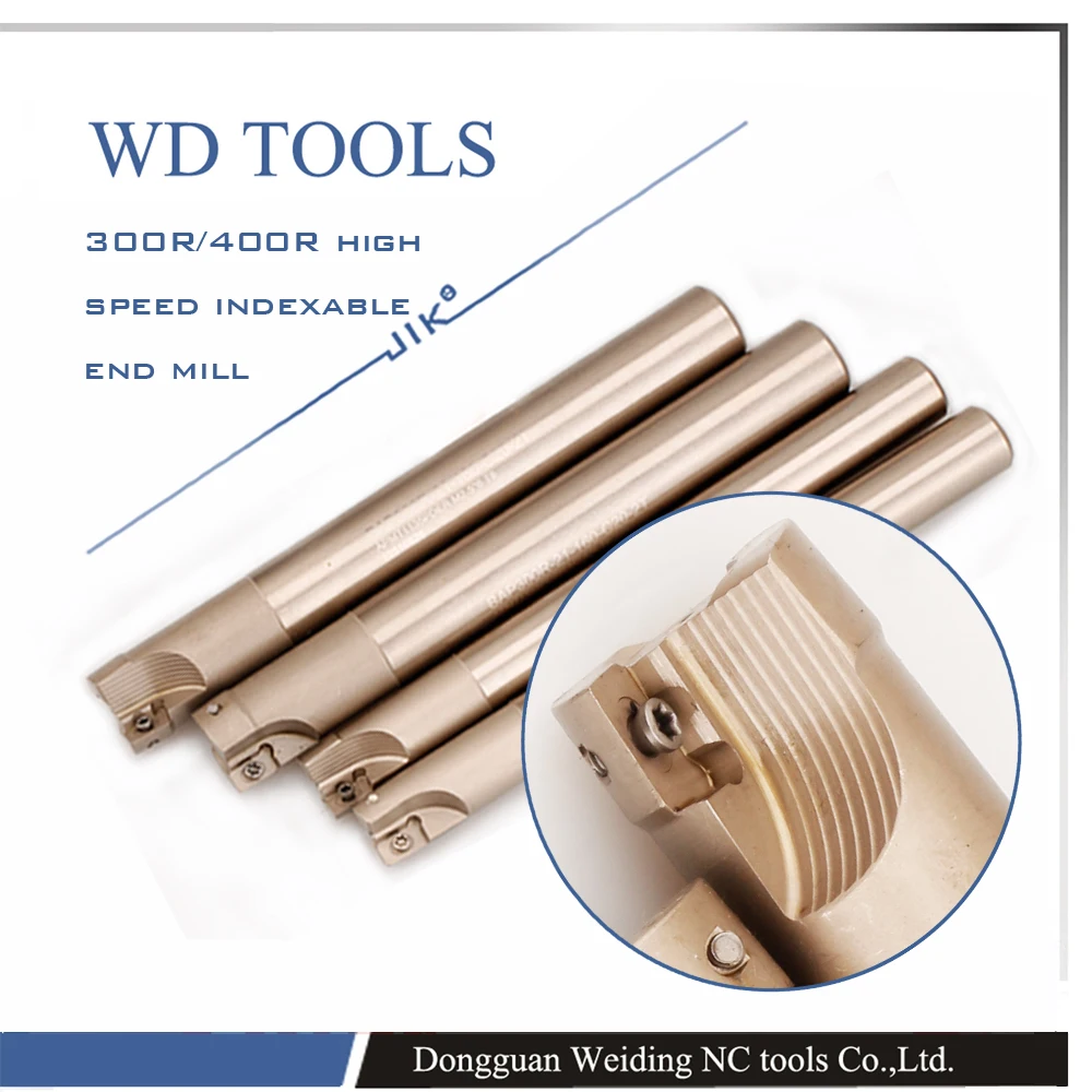 

300R -C12-12-130-1T Indexable Endmill | Insert Cutter | High-speed Cutter | 300R/400R Series