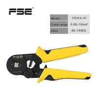 fse crimping plier crimp cable wire cutter pliers crimper stripper tool cutting vsc8 6 4c 0 08 10mm 26 7awg