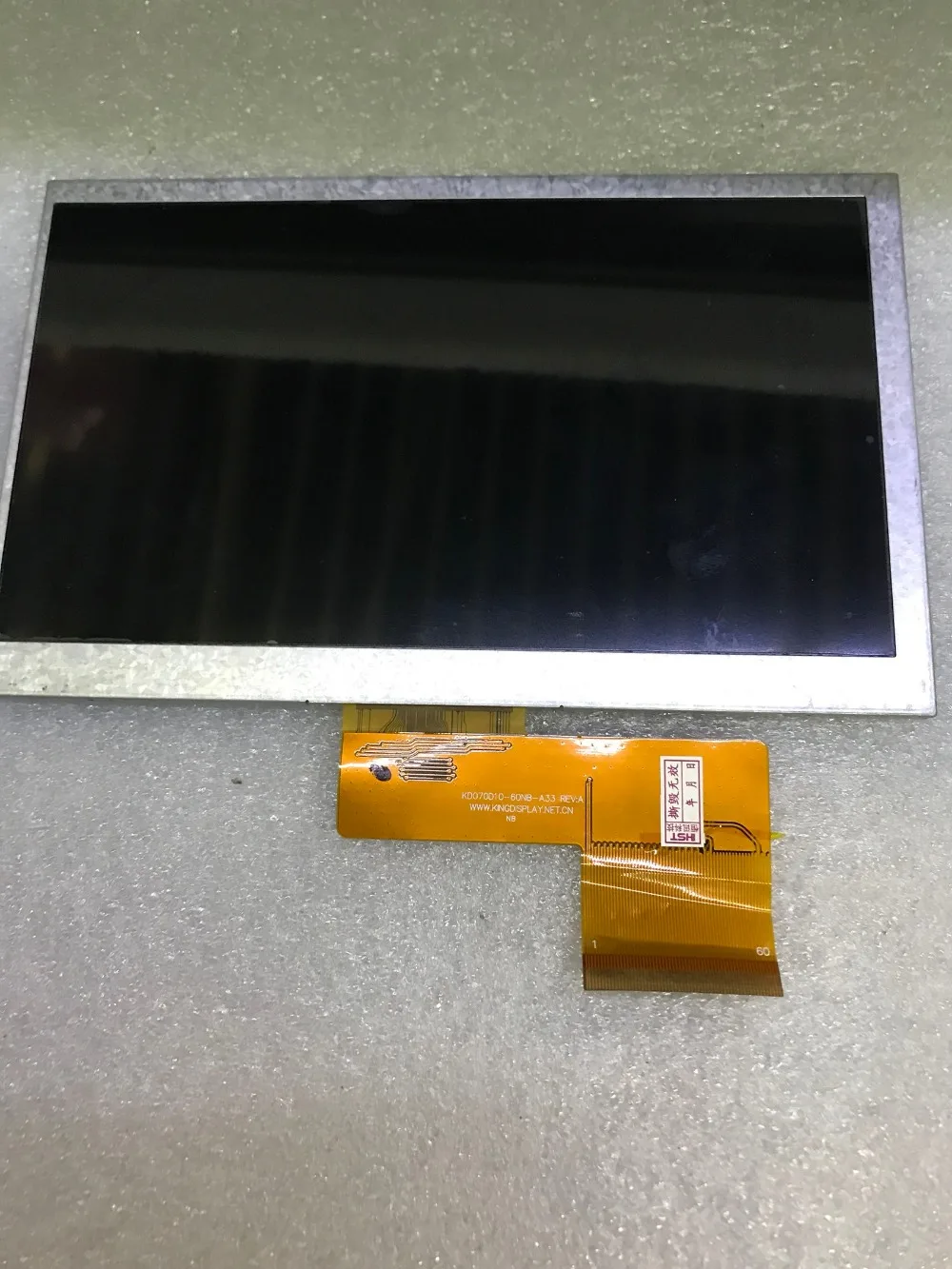 Оригинальный новый 7-дюймовый ЖК-номер кабеля экрана: KD070D10-60NB-A33 REV: A | Компьютеры и