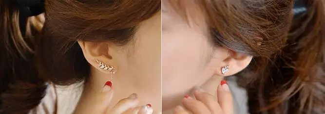 Асимметричные ювелирные изделия 1 пара искусственные серебряные серьги подвески