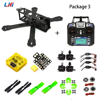 LHI RC drone frame kit 220 мм omnibus f4 управление полетом DX2205/2306 бесщеточный двигатель Airbot wraith 35A ESC Квадрокоптер с камерой - Цвет: Package 3