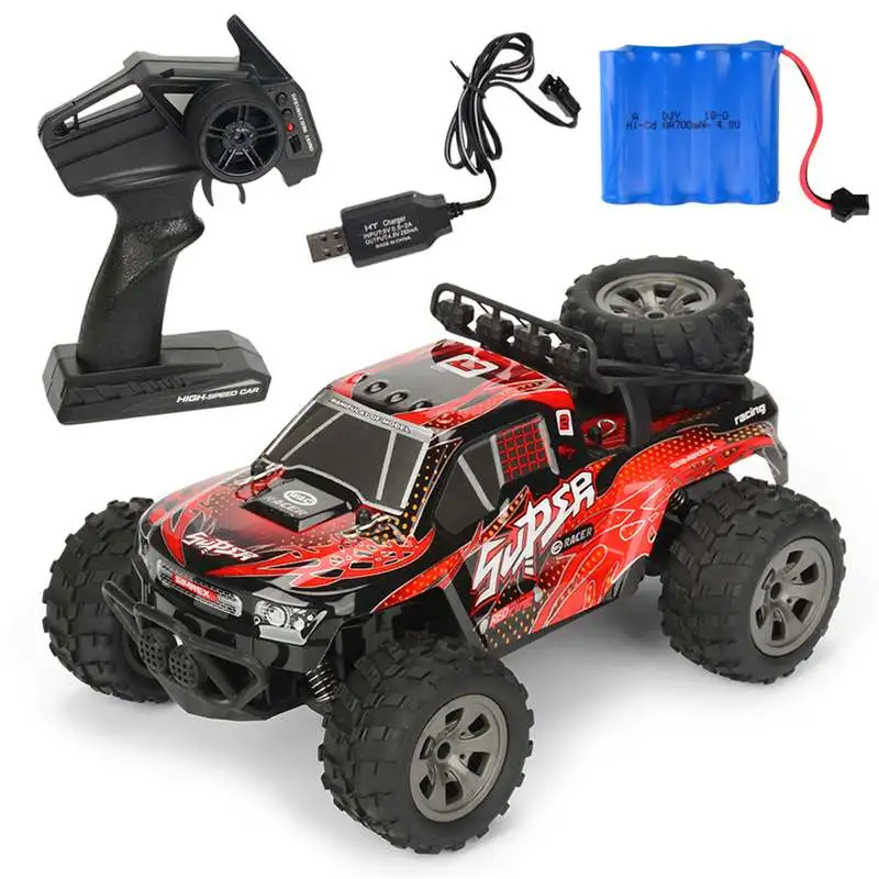 Красный MGRC Мини RC автомобиль 1/18 2,4G 4CH 2WD высокая скорость 15 км/ч щетка гусеничный несколько цветов Пульт дистанционного управления автомобиль детские игрушки - Цвет: Красный