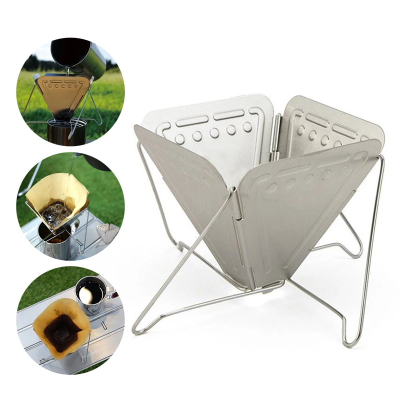 Многоразовый капельный фильтр для кофе держатель из нержавеющей стали