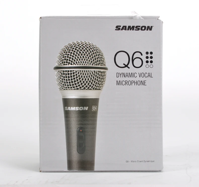 Samson Q6 Портативный динамический микрофон профессиональный вокальный инструмент