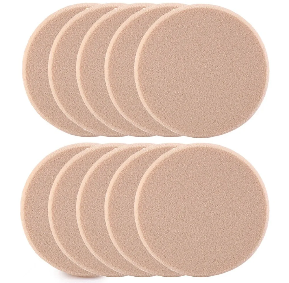 10 шт. губка для макияжа esponja maquillaje Puff Powder Smooth konjac Губка очищения лица красота konnyaku|