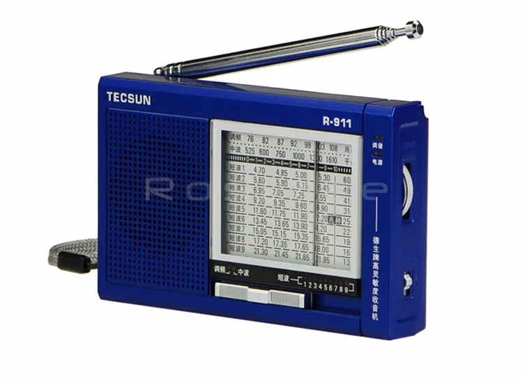 Tecsun R-911 радио World band радио приемник многодиапазонный высокочувствительное радио цифровой приемник цифровая Демодуляция стерео радио