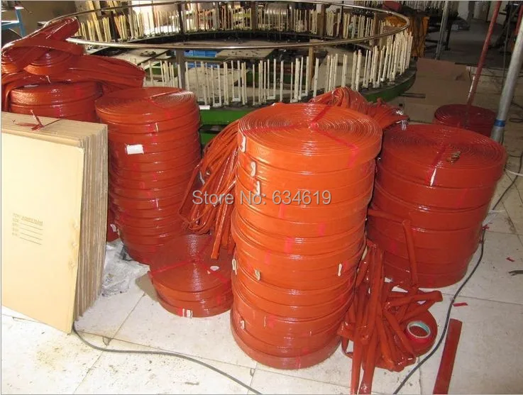 120 мм силиконовая Стекловолоконная теплостойкая муфта теплоизоляционная трубка