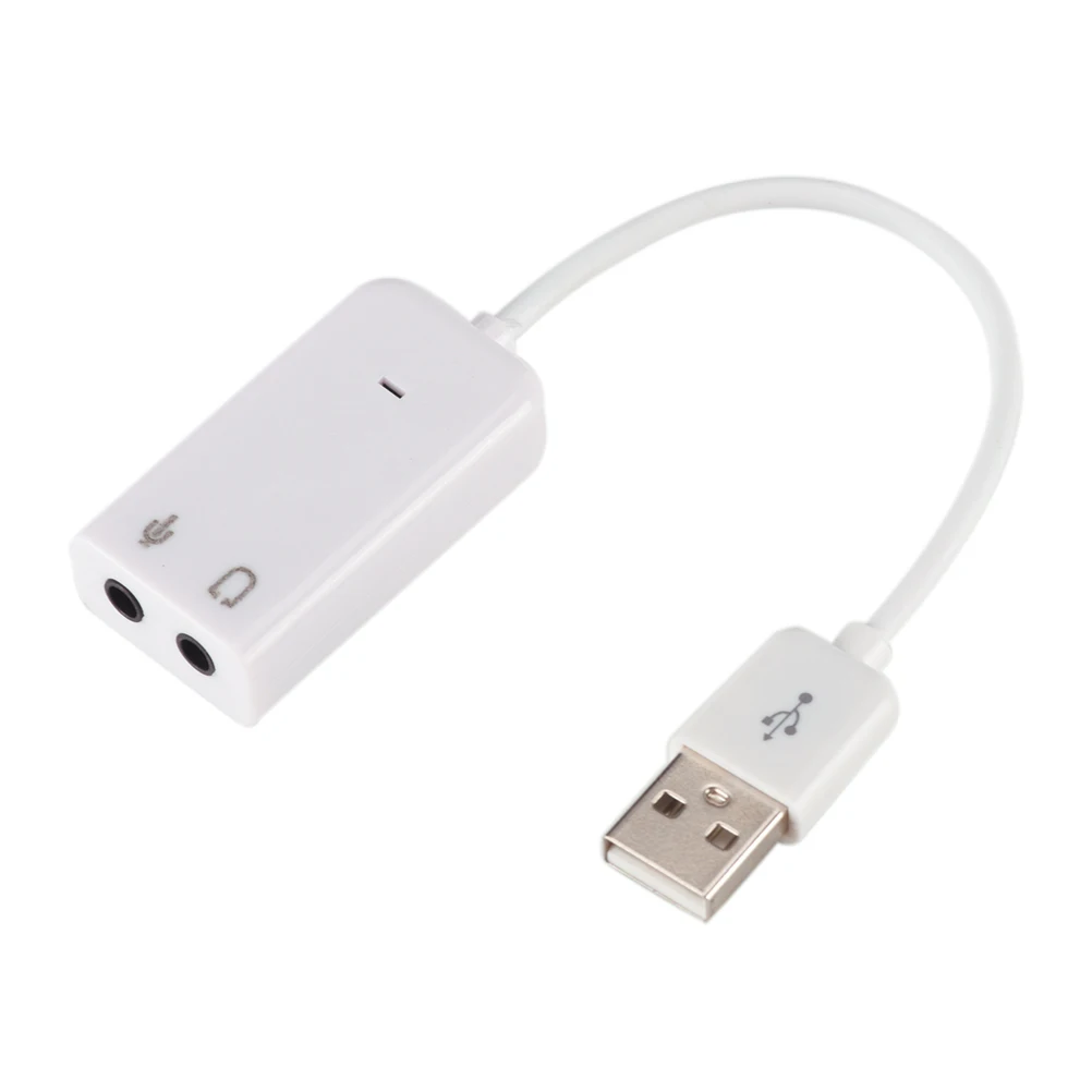 USB 2 0 Виртуальный 7 1 канальный Внешний Аудио Звуковая карта адаптер Звуковые