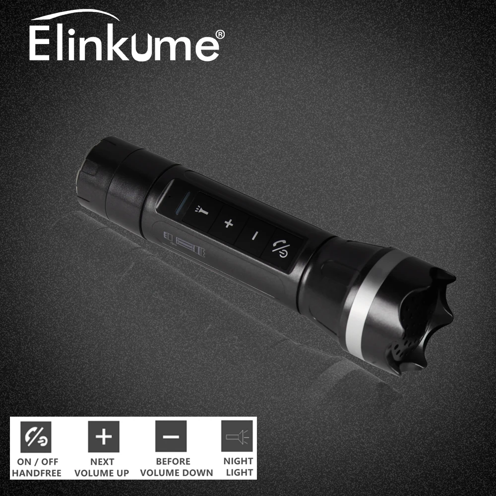 Фото Elinkume Новый Открытый Спорт Многофункциональный USB Bluetooth Динамик фонарик Hands-Free Elinkume Новый Открытый Спорт Многофункциональный USB Bluetooth Динамик фонарик Hands-Free
