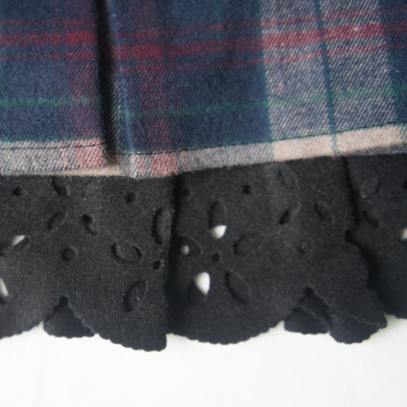 

New Spring Autumn Plaid Short Student Skirt Girls Fashion Plus Size High Waist Pleated Mini School Skirt Kids