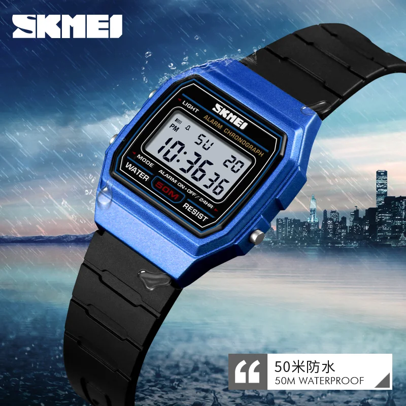 SKMEI 1460 новые детские часы спортивный стиль непромокаемые наручные Будильник