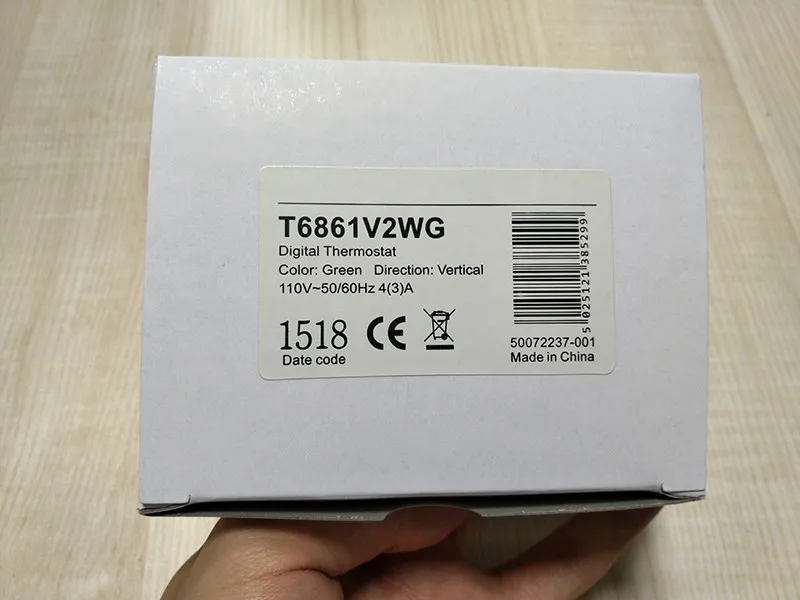Сканер штрих-кода HoneyWell цифровой кондиционер Thermosta комнатный термостат T6861V2WG T6861V1WG