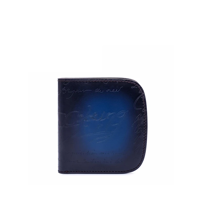 TERSE мужской кошелек кожаный ультра тонкий бумажник для мужчин короткий денег