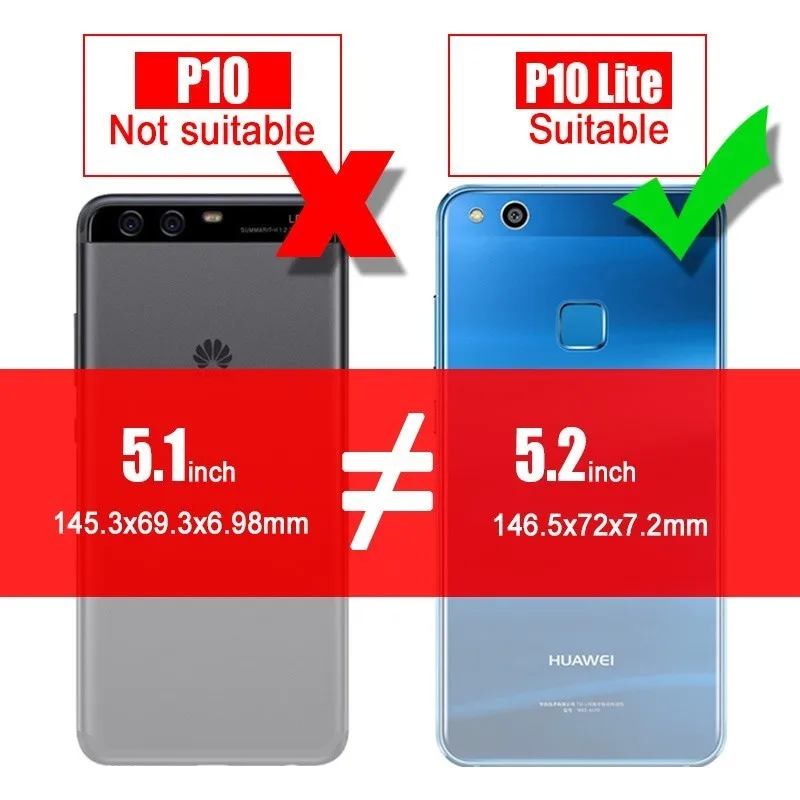 Роскошный чехол для Huawei p10 lite / nova с защитой 360 жесткие поликарбонатные Чехлы 3 в 1