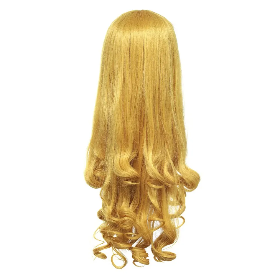Aurora Wig VOGUEON для девочек в стиле Рапунцель Белоснежка Русалочка парик Жасмин оплетка дети Радуга крылья перчатки вечерние аксессуары Дети Хэллоуин костюм - Цвет: Aurora Wig