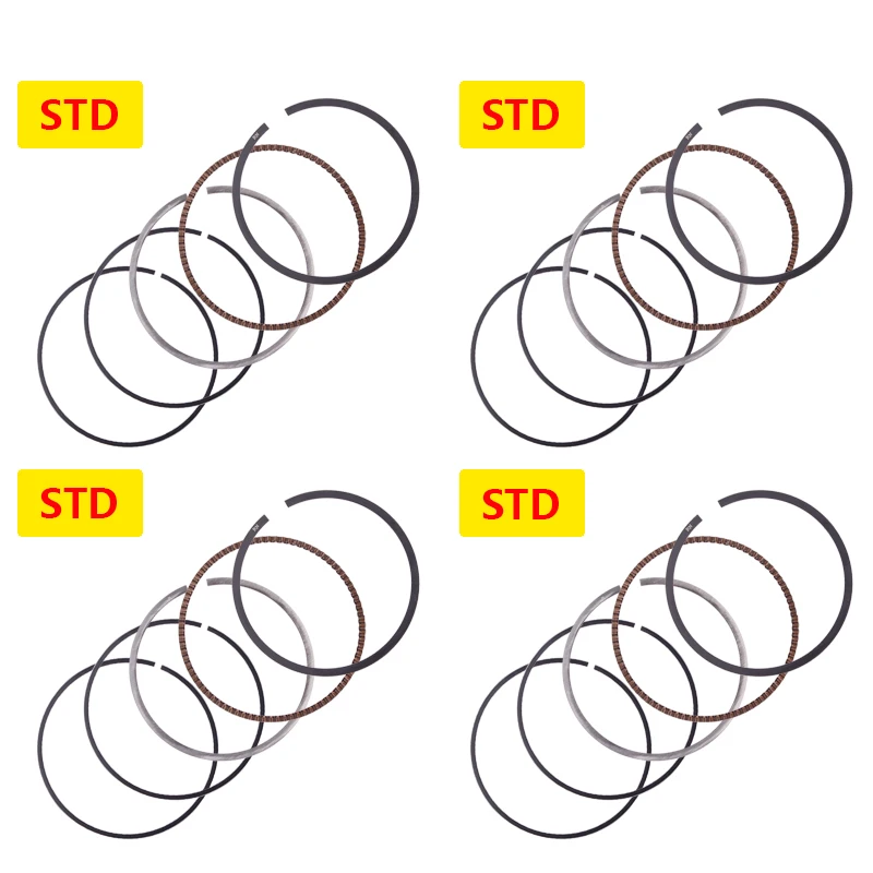 4 Set STD Части цилиндра двигателя мотоцикла поршневые кольца наборы для SUZUKI GSF400 GSXR400 75A GSF 250 400 GSXR аксессуары - Цвет: 4 Set STD