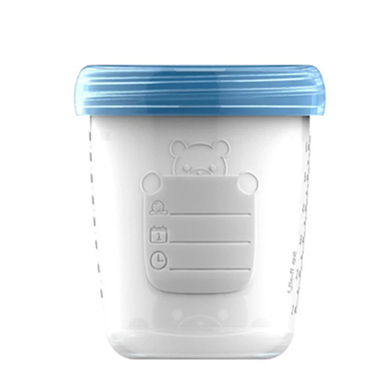 Белый Baby Breast Milk Storage Bottle Collection Infant Newborn Food Freezer Container BPA Free Products Blue 180ml Capacity TY0379 - Цвет: Белый