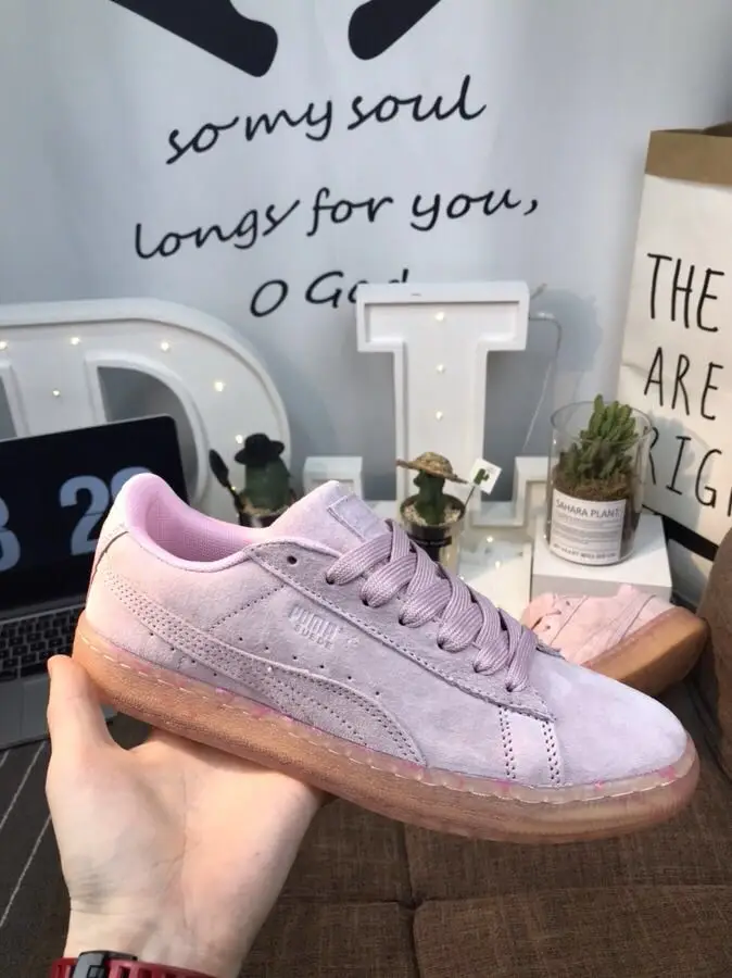2018 Новое поступление Puma Suede CLASSIC человека и Для женщин Спорт Кроссовки бадминтон