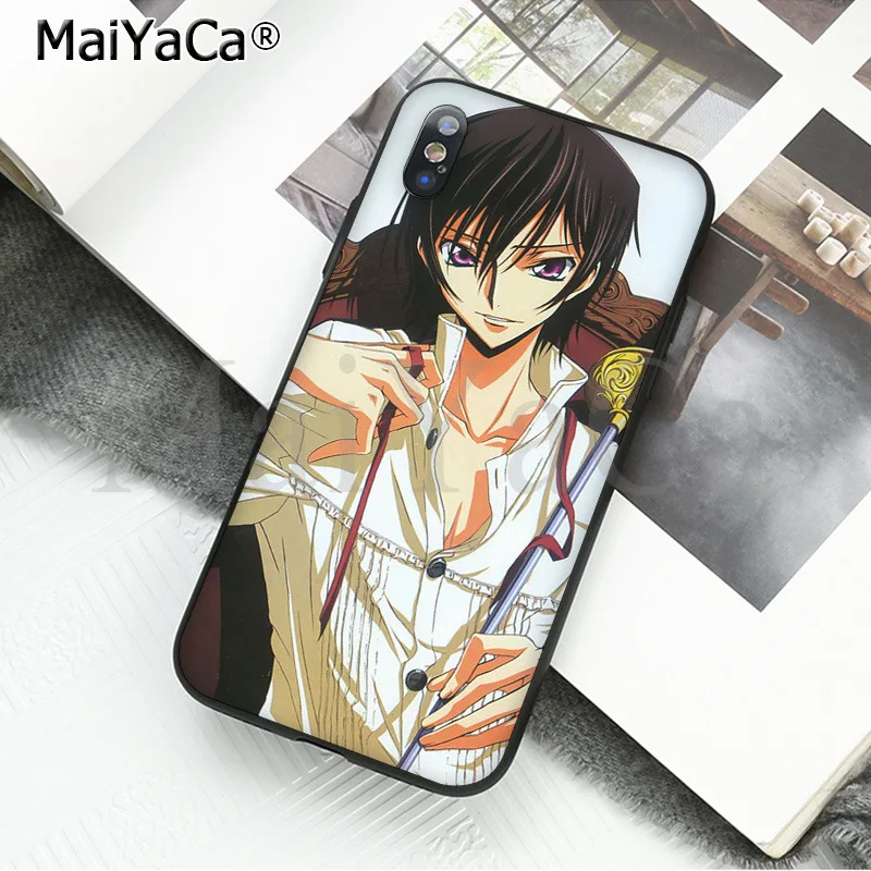 A7 MaiYaCa код Geass Coque Оболочка Чехол для телефона для iPhone X XS MAX 6 6S 7 7plus 8 8Plus 5 5S XR - Цвет: A7