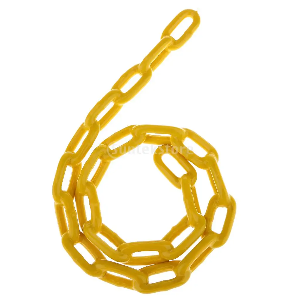 120cm Yellow Прочная, мягкая, с пластиковым покрытием, железная цепь для качания, качающаяся веревка, аксессуары для качания, Детская Спортивная игрушка для игр на открытом воздухе - Цвет: 120cm Yellow