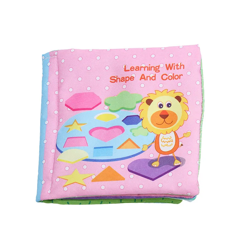 Мягкая детская книга в фруктовом стиле для раннего образования разворачивание