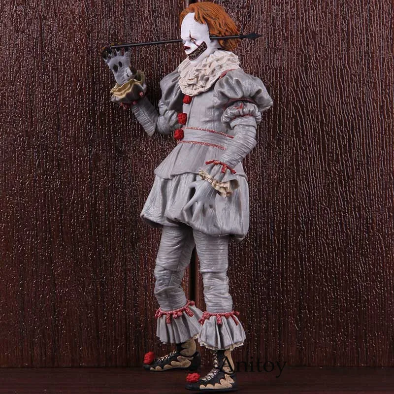 Фигурка клоуна пеннивайза NECA Stephen King's IT 2017 Ultimate Well House экшн фигурка из ПВХ фильма