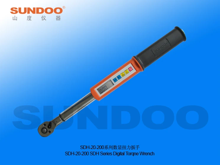 

SDH серия Digital Torqne гаечный ключ SDH-200 N. m Цифровой Тип Электронный динамометрический ключ инструмент sundoo