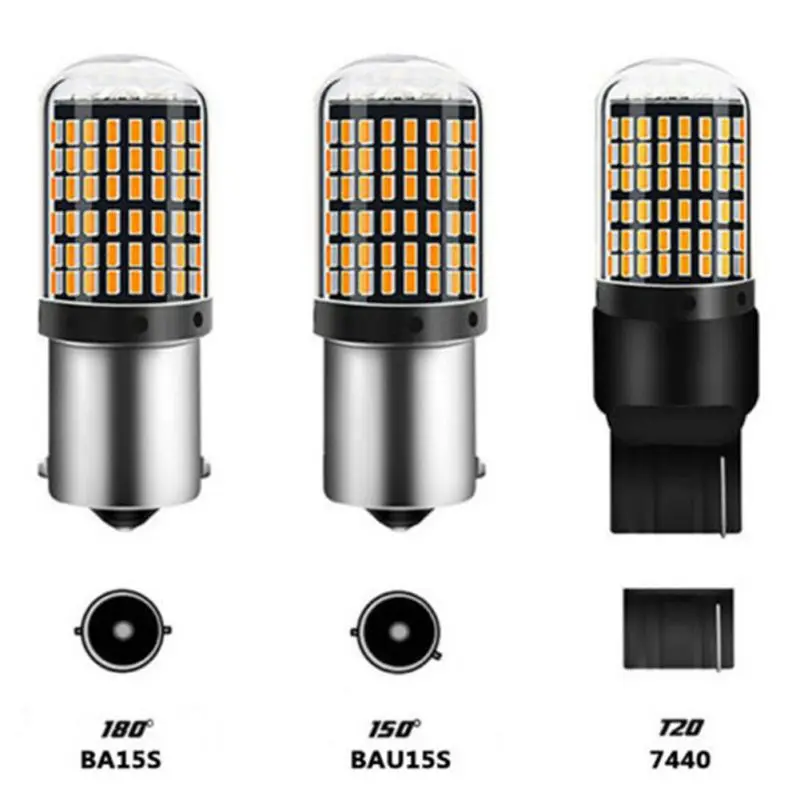 2 шт. T20 7440 W21W 1156 BA15S P21W BAU15 PY21W Автомобильный светодиодный свет сигнальная Поворотная лампа свет задний Реверс лампы задний стоп-сигнал лампы