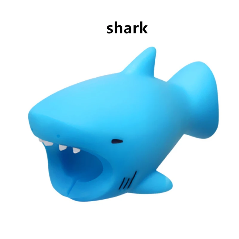 whale Милый кабель протектор животных кукла защита для кабеля "укус" usb Кабельный органайзер winder chompers зарядное устройство провода держатель для iphone кабель - Цвет: whale