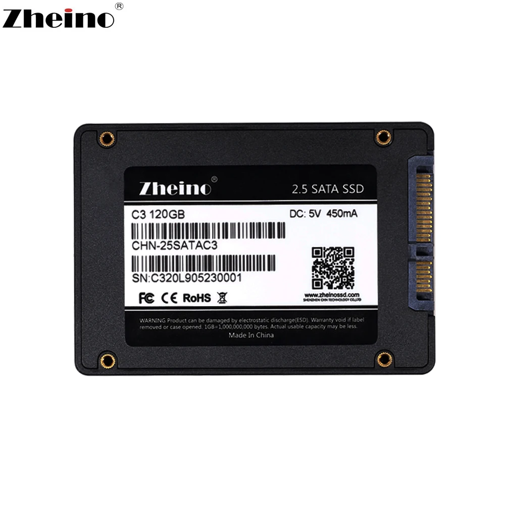 Zheino 2,5 SATAIII SSD 60 ГБ 120 ГБ 240 ГБ 480 ГБ 128 ГБ 256 ГБ 512 ГБ 6 ГБ/сек. Внутренний твердотельный диск для настольного ноутбука