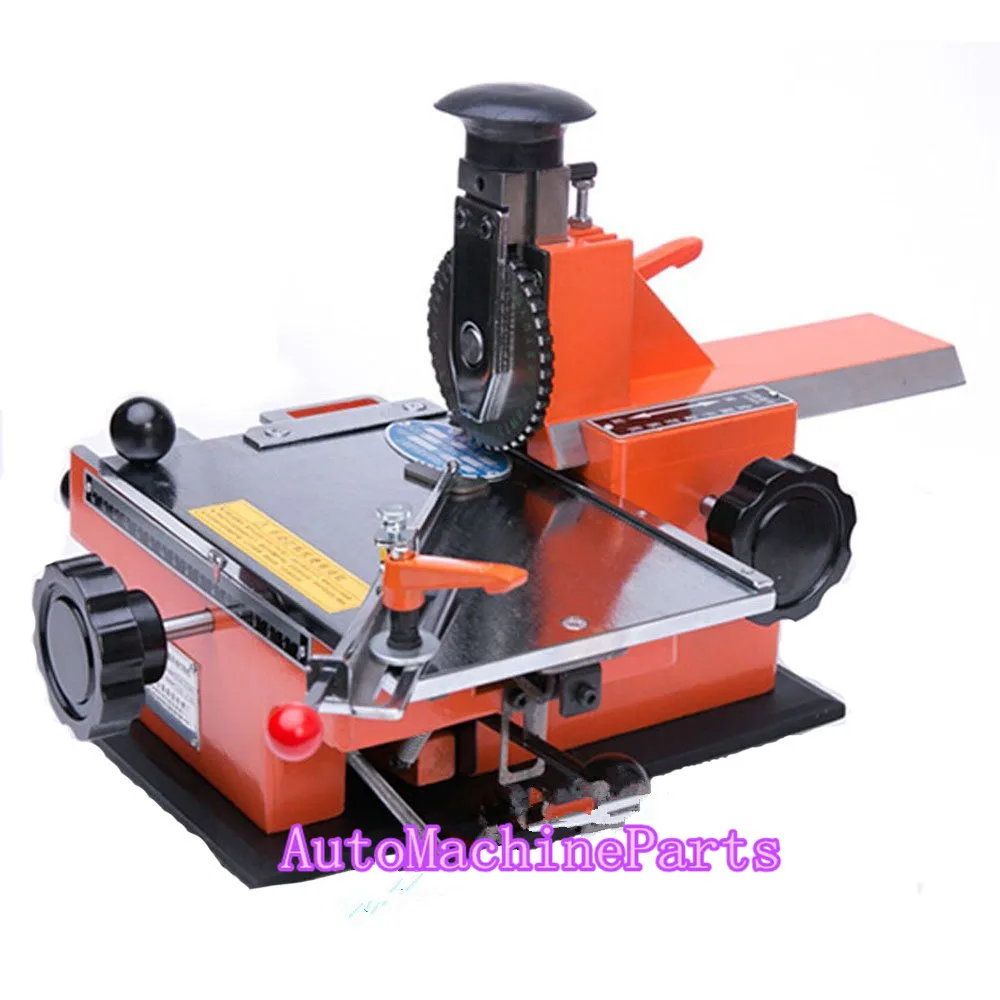 Полуавтоматический стандартный металлический штамповочный принтер 2 мм 5 3 4 |