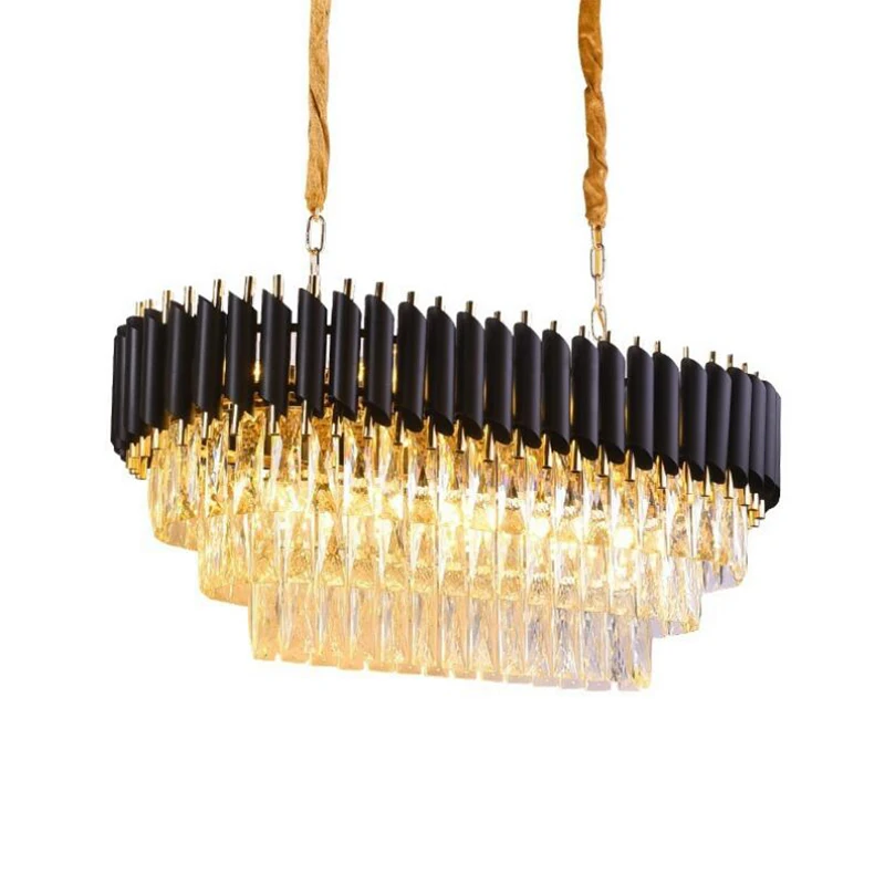 Jmmxiuz современная кухня Остров хрустальная люстра для роскошной столовой