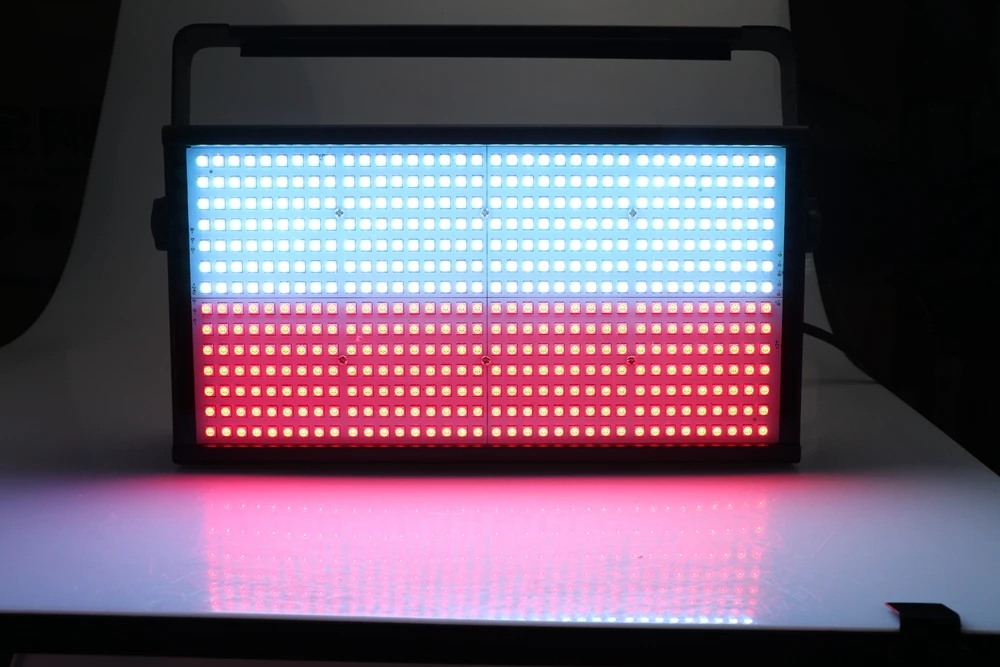 2 шт./лот музыкальная сценическая лампа 504 LED 250 Вт RGB 3в1 стробоскоп индивидуально