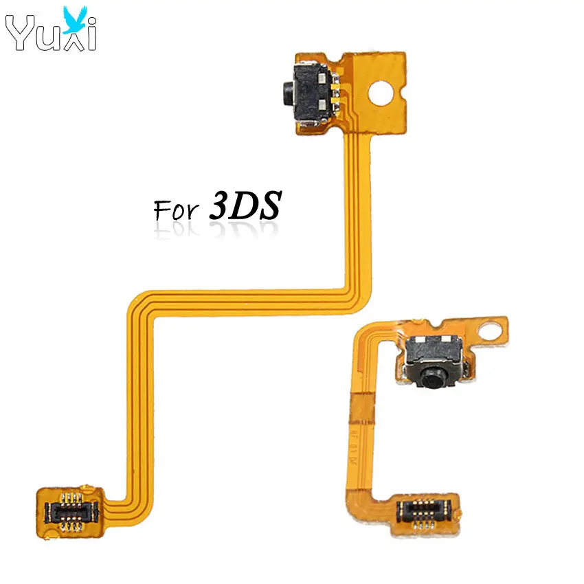 Плечевая Кнопка YuXi L &amp R с гибким кабелем для ремонта Nintendo 3DS левый и правый