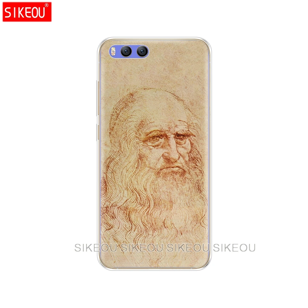 Силиконовый чехол для Xiaomi Mi 8 8SE A1 A2 5 5S 5X 6 Mi5 MI6 NOTE 3 MAX Mix 2 2S Италия Леонардо да Винчи