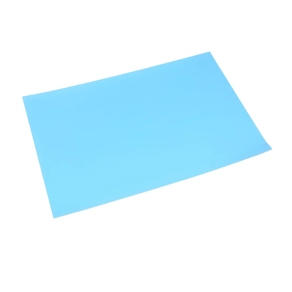 sky blue 1 шт. самоклеющиеся гибкий магнитный лист A4 Размер 0,5-0,8 мм бумажные магнитные наклейки магнит на холодильник резиновые магниты - Цвет: sky blue