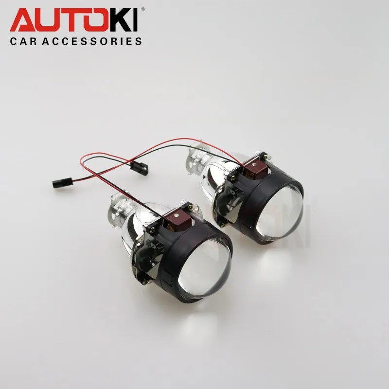 Autoki 2,5 дюймов H1 мини VER 7,1 HID Биксеноновые линзы проектора LHD RHD для автомобильных фар H1 H4 H7 H11 9005 9006