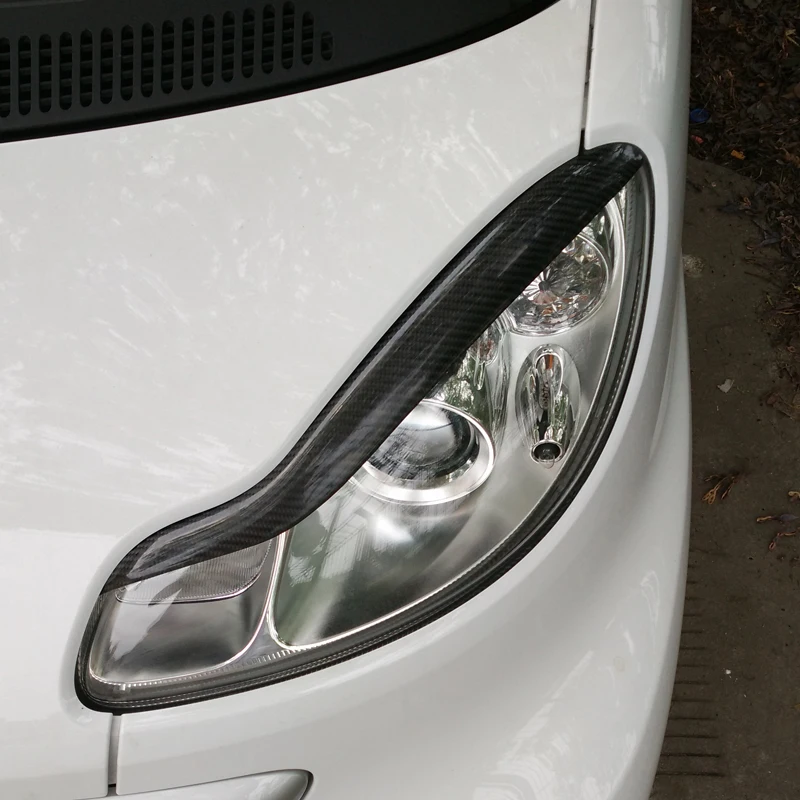 Для Mercedes Benz Smart Fortwo W451 из углеродного волокна веки для бровей 2009 2014|carbon fiber|fiber